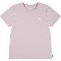 Levi'S Girls Batwing Chest Hit Short Sleeve T-Shirt - Pink
