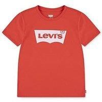 Levi'S Girls Short Sleeve Batwing T-Shirt - Red