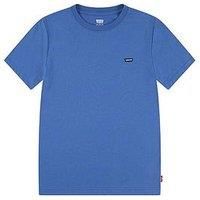 Levi/'s Boy/'s Batwing Chest Hit Tee T-Shirt, Blue, 8 Years