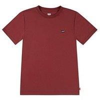 Levi/'s Boy/'s Batwing Chest Hit Tee T-Shirt, RED, 5 Years