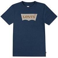 Levi/'s Boy/'s Batwing Tee T-Shirt, Blue, 2 Years