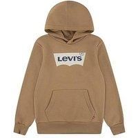 Levi'S Boys Batwing Screenprint Hoodie - Light Brown