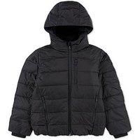 Abercrombie & Fitch Boys Midweight Padded Jacket - Black