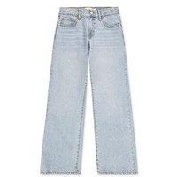 Levi'S Girls Wide Leg Jeans W/Destruction - Blue