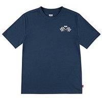 Levi'S Boys Speed Trials Short Sleeve T-Shirt - Navy