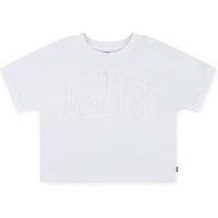 Levi'S Girls Dolman Meet And Greet Short Sleeve T-Shirt - White
