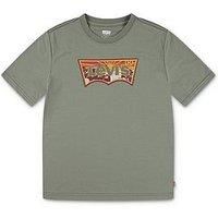 Levi'S Boys Sunrise Desert Short Sleeve T-Shirt - Green