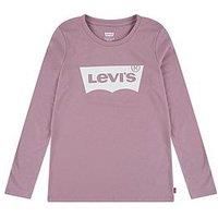 Levi'S Girls Long Sleeve Batwing T-Shirt - Light Purple