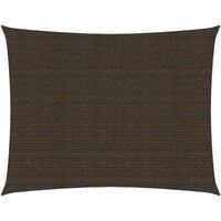 Sunshade Sail 160 g/m Brown 3.5x5 m HDPE