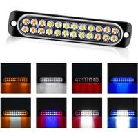 24SMD LED Light Warning Light LED Guide Light Strips Car LED Light LED Bar Lamp Emergency Signal