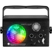 Party Lights, Disco Light, Rgb 3 Lens Sound Activated Dj Strobe Stage Lights for Parties Birthday