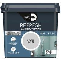 Maison Deco Refresh Bathroom Wall Tile Paint Pebble 750ml