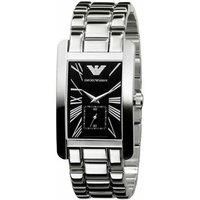 Emporio Armani Ar0156 Classic Black Men'S Watch - Stainless Steel & Quartz Movement