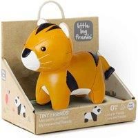 Little Big Friends Tiny Friends | Rattle Toy | Special Stuffed Animal | Easy to Clean | Tim the Tiger