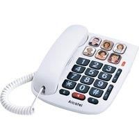 Alcatel Tmax 10 Big Button Corded Phone, white