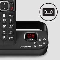 Alcatel F860 Voice Quad - Cordless Phone with answering machine and 4 Handsets - Landline Home Phones - Call Blocking Telephones