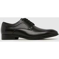 Schuh Rail Leather Lace Up Shoes - Black
