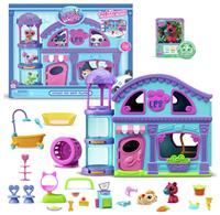 Littlest Pet Shop Bandai Series 2 Pet Shop Playset | LPS Playset With 2 Pet Mini Figures 20 Accessories 1 Collector Card And 1 Virtual Code | Animal Collectable Kids Toys For Girls And Boys
