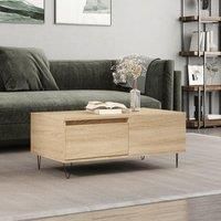 Coffee Table Sonoma Oak 90x50x36.5 cm Engineered Wood