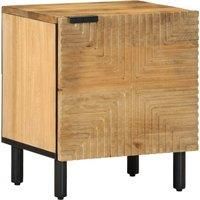 Bedside Cabinet Brown 40x33x46 cm Solid Wood Mango