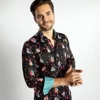 Splash Guitar Print Shirt