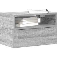 Wall-mounted Bedside Cabinets 2 pcs Grey Sonoma 45x26x28.5 cm