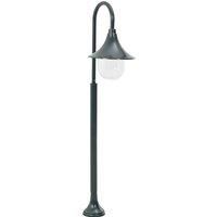 Garden Post Light E27 120 cm Aluminium Dark Green
