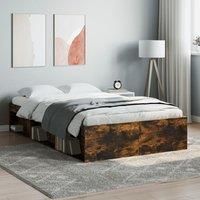 Bed Frame Smoked Oak 120x190 cm Small Double