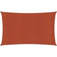 Sunshade Sail 160 g/m Terracotta 2x5 m HDPE