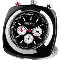 Briston Clubmaster Travel Alarm Clock - Black Acetate/Black Dial