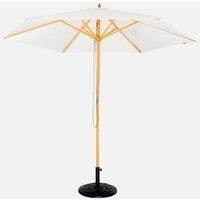 3m Round Wooden Centre Pole Parasol