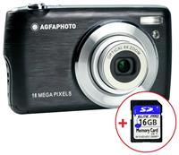 AGFA PHOTO Realishot DC8200 Compact Digital Camera (18 MP, 2.7 Inch LCD Monitor, 8x Optical Zoom, Lithium Battery, 16GB SD Card) Black