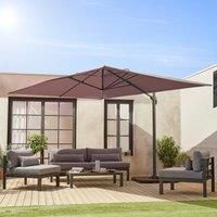 3x4m Rectangular Cantilever Parasol