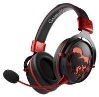 HBO Game of Thrones - Targaryen Wireless Gaming Headset, 50 mm Drivers, Detachable Mic, 28h Battery, Black/Red, PS5/PS4/Switch/PC/Mobile Compatible
