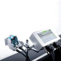 T290E 25.4mm/50.8mm TIJ Coder Printing Machine Expiry Date GS1 Code Intelligent Continuous Inkjet
