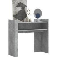 Console Table Concrete Grey 100x35x90 cm Engineered Wood
