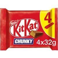 KitKat Chunky Snacksize Bars 4 x 32g (128g)