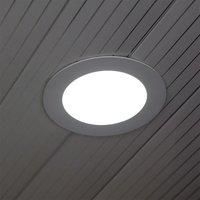 V-TAC LED Mini Round Panel CCT 3in1 Switchable 18W White 1400lm Aluminium