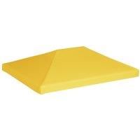 Gazebo Top Cover 270 g/m 4x3 m Yellow