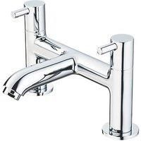 Ideal Standard Ceraline Dual Control Bath Tap Filler, BC188AA Chrome Dual Control Bath Filler