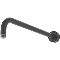 Ideal Standard Idealrain 400mm Wall Mounted Shower Head Arm, B9445XG, Silk Black