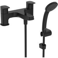 Ideal Standard Ceraplan Dual Control Bath Shower Mixer With Shower Set, Silk Black