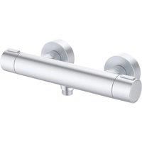 Ideal Standard Ceratherm Alu Exposed Thermostatic Shower Mixer Silver
