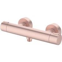 Ideal Standard ALU+ Ceratherm Thermostatic Shower Bar Mixer Valve in Rose Aluminium