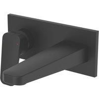 Ideal Standard Ceraplan Wall Mounted Single Lever Basin Mixer & Built-In Kit Silk Black (722KU)