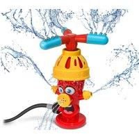 Red Fire Hydrant Sprinkler Garden Toy For Kids