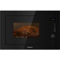 HISENSE HB25MOBX7GUK Builtin Solo Microwave with Grill  Black, Black