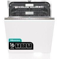 HISENSE HV673C61UK Full-size Fully Integrated Dishwasher, White