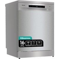 Hisense HS673C60XUK Standard Dishwasher - Stainless Steel - C Rated