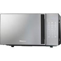 Hisense 700 Watts 20 Litre Black Digital Solo Microwave Oven With 800W Grill H20MOMBS4HGUK Automatic Defrost, 9 Auto Cook Menus, Clock & Timer, Easy Clean